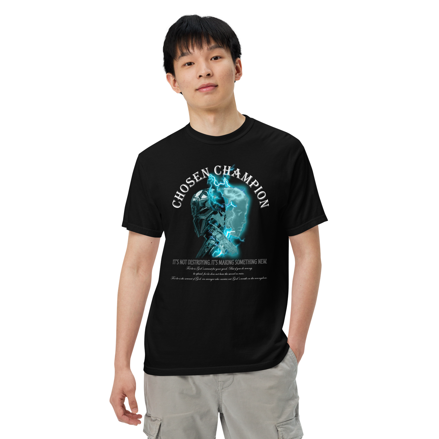 Chosen Champion New Beginnings heavyweight tee